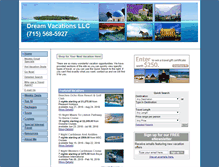 Tablet Screenshot of dreamvacations.vacationport.net