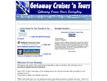 Tablet Screenshot of getawaycruisesntours.vacationport.net