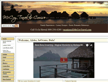 Tablet Screenshot of mccoytravel.vacationport.net