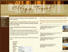 Tablet Screenshot of clergytravel.vacationport.net