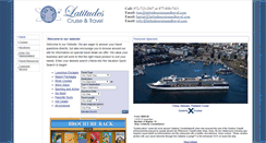 Desktop Screenshot of latitudescruiseandtravel.vacationport.net