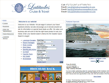 Tablet Screenshot of latitudescruiseandtravel.vacationport.net