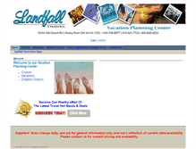 Tablet Screenshot of landfalltravel.vacationport.net